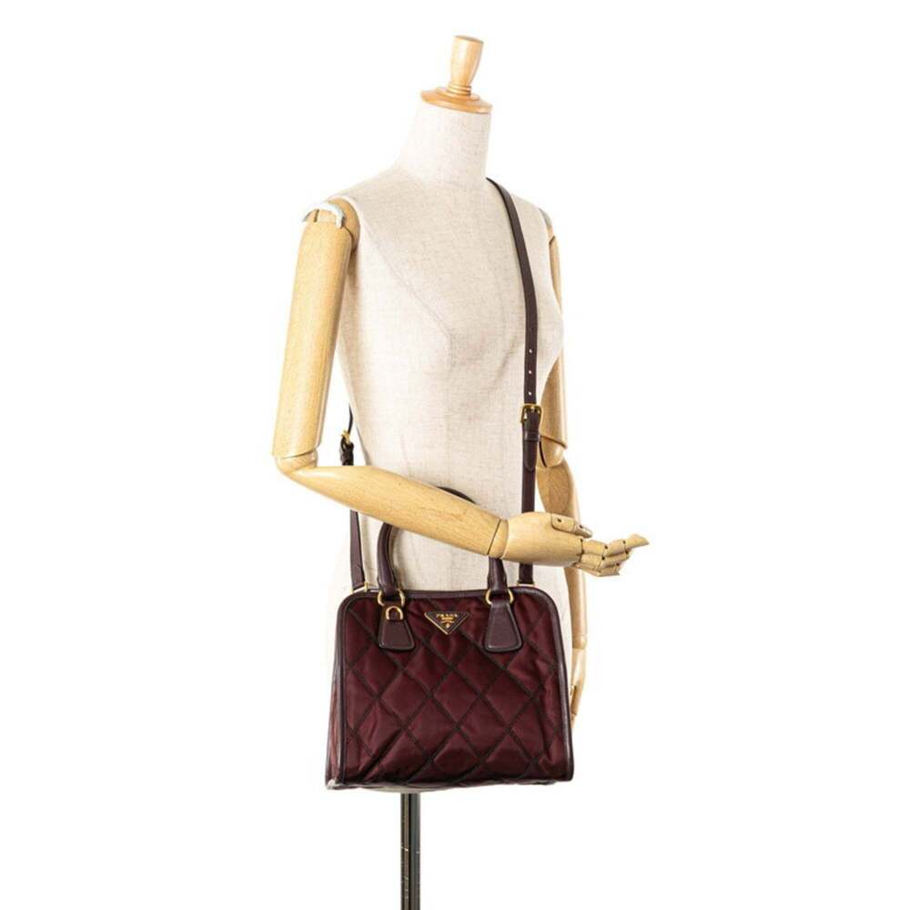 PRADA Purple Leather Shoulder Bag - Picture 10 of 10